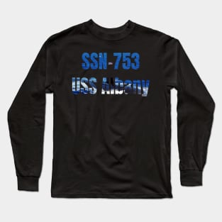 USS Albany (SSN-753), Navy Sailor Veteran Gift Long Sleeve T-Shirt